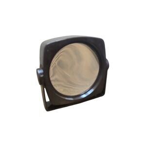 80s Square Vanity Mirror Magnified Side Brown‎ Plastic Stand Adjustable Tilt